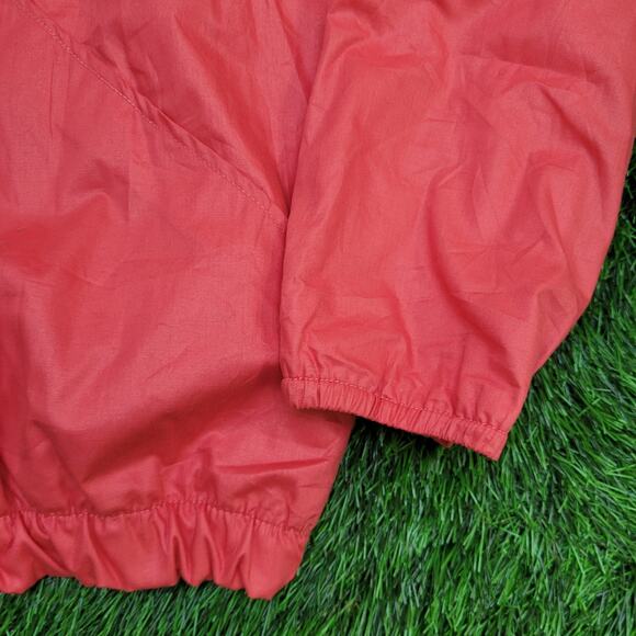 Vintage 80s Pink Windbreaker Jacket Womens Large 22x25 Baggy USA - Picture 12 of 13